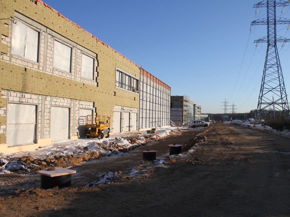The construction of «Multifunctional administrative warehouse complex «Pelican Auto» is in progress